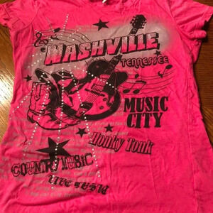 Nashville Tennessee Music Tee Shirt